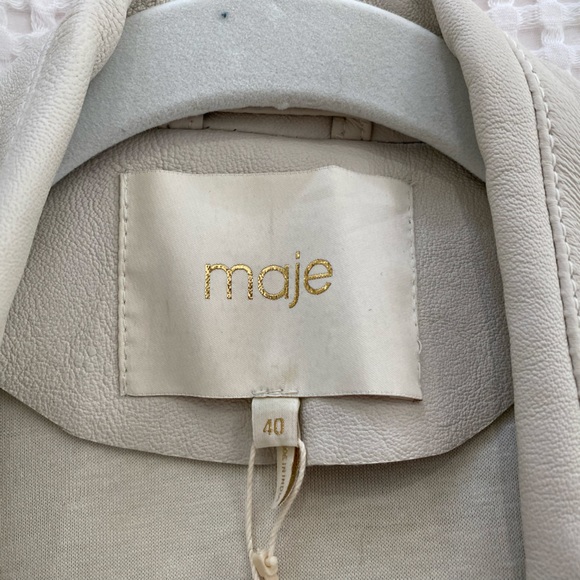 NWT Maje leather jacket, never worn - Picture 2 of 8